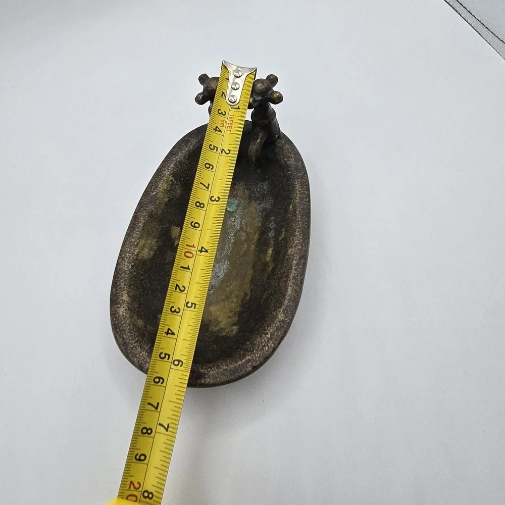 Vintage Soap‎ Dish Bathtub Tub Brass San Pacific International Soap Holder 6